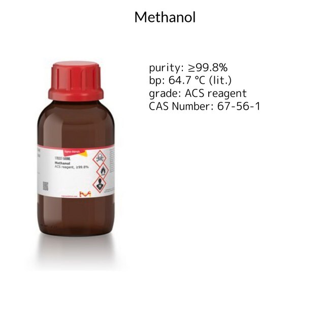 METHANOL, >=99.8%, A.C.S. REAGENT