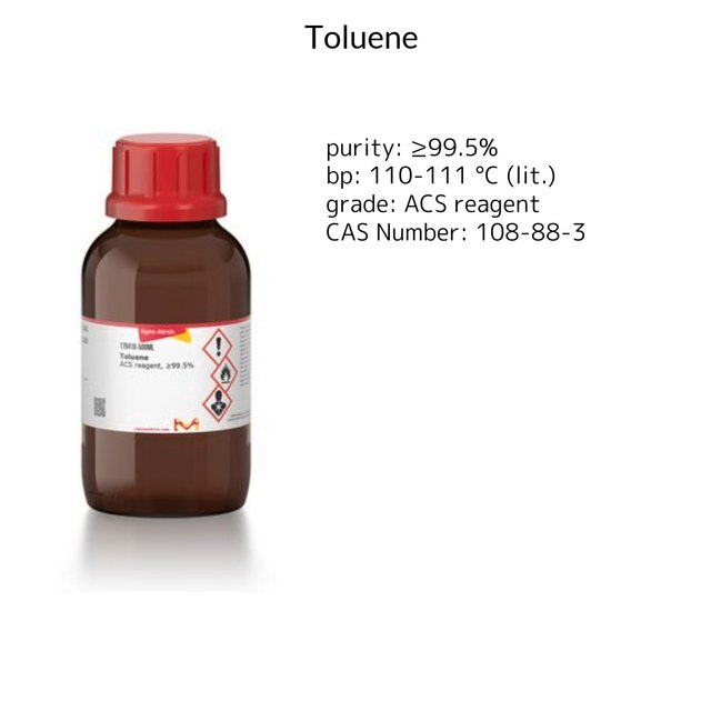 TOLUENE, >=99.5%, A.C.S. REAGENT