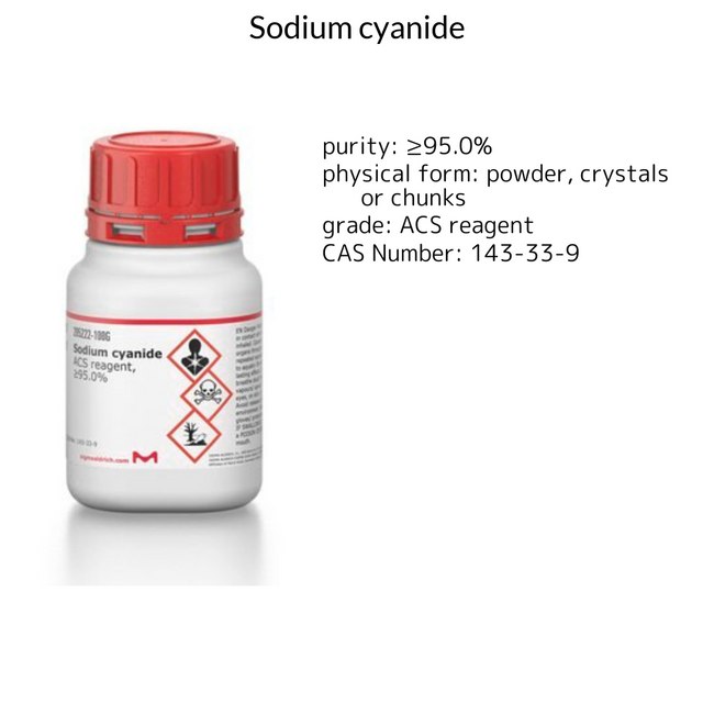 SODIUM CYANIDE, ACS REAGENT, >=95.0%