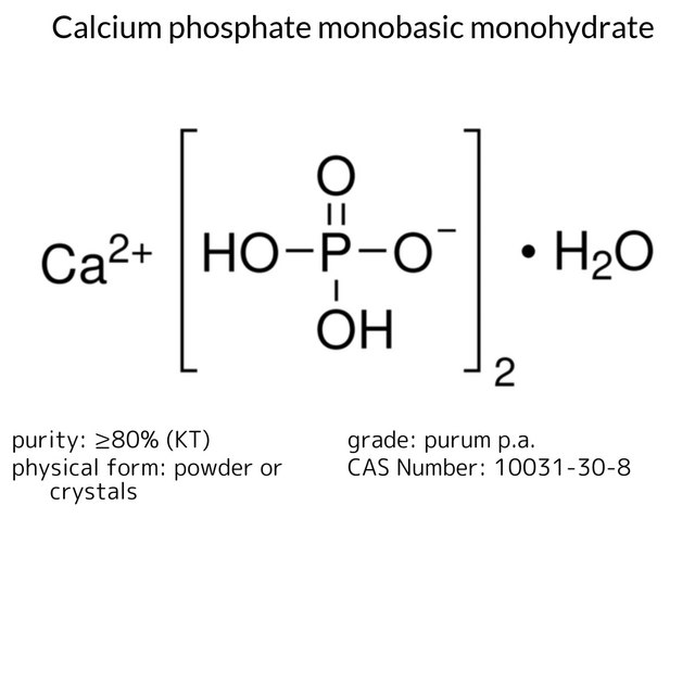 CALCIUM PHOSPHATE MONOBASIC MONOHYDRATE&