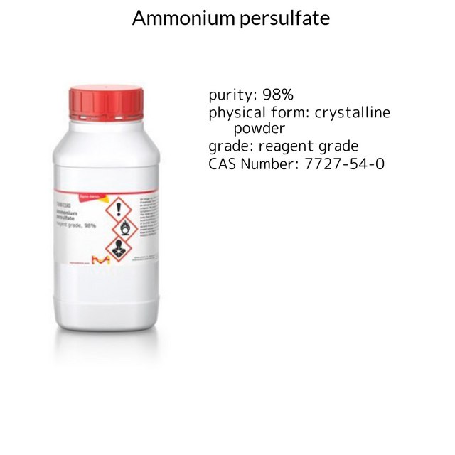 AMMONIUM PERSULFATE, REAGENT GRADE, 98%