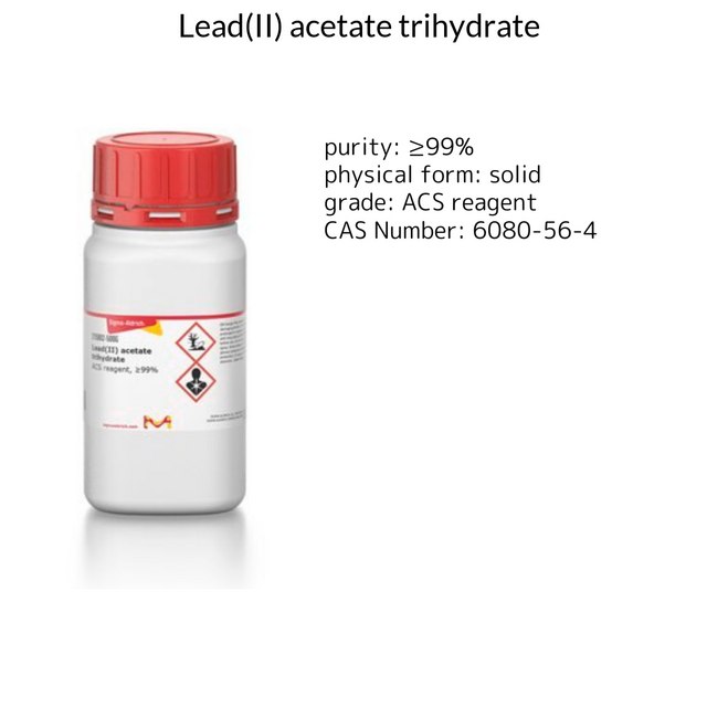 LEAD(II) ACETATE TRIHYDRATE, 99+%, A.C.&
