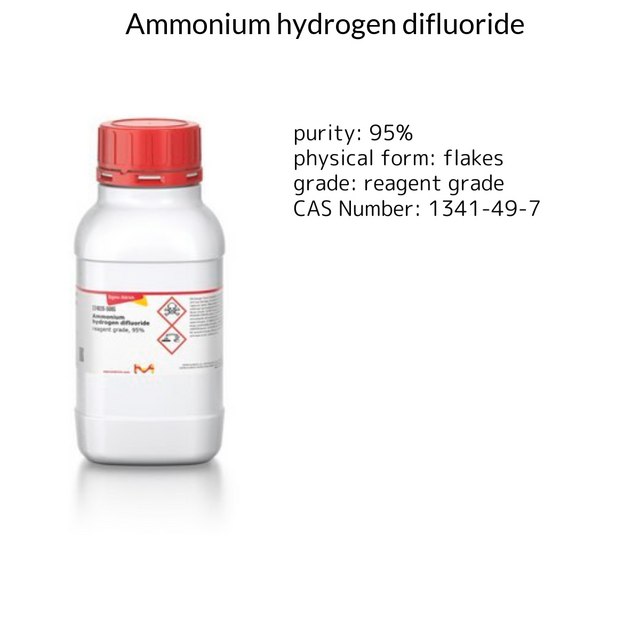 AMMONIUM HYDROGENFLUORIDE, REAGENT GRAD&