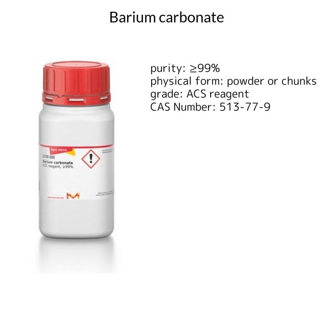 BARIUM CARBONATE, 99+%, A.C.S. REAGENT