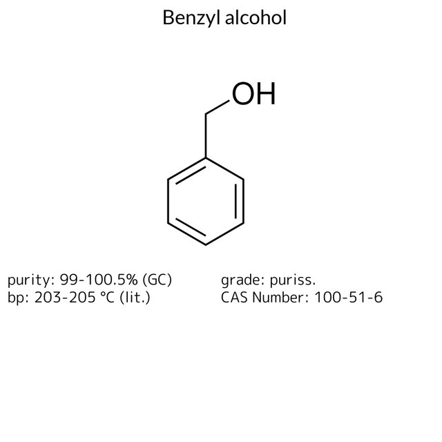 BENZYL ALCOHOL EXTRA PURE, DAB,
