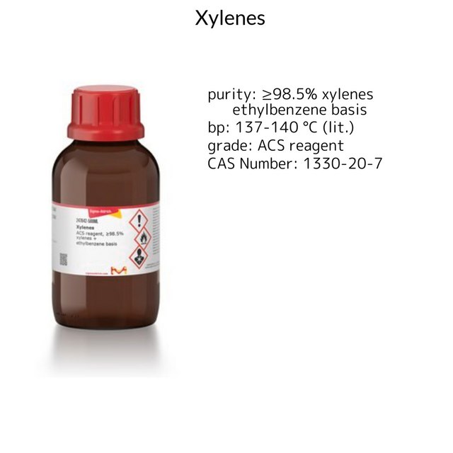 XYLENES, ACS REAGENT, >=98.5% XYLENES