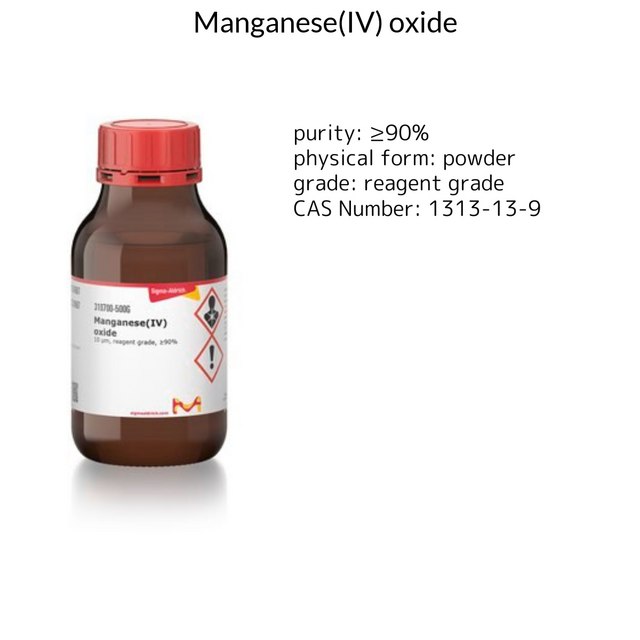 MANGANESE(IV) OXIDE, PARTICLE SIZE 10