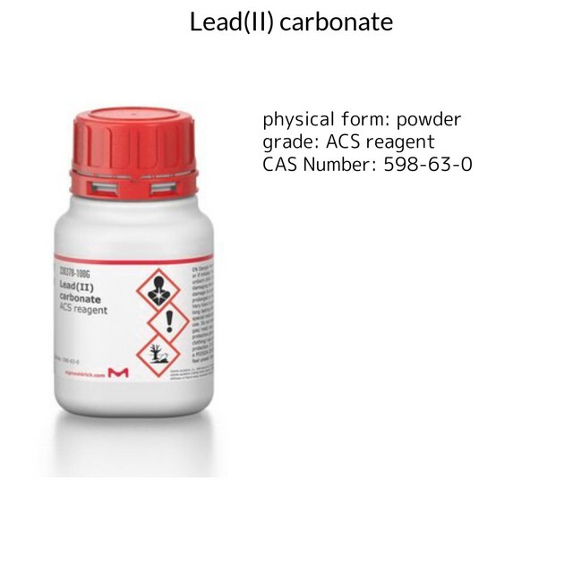LEAD(II) CARBONATE, A.C.S. REAGENT