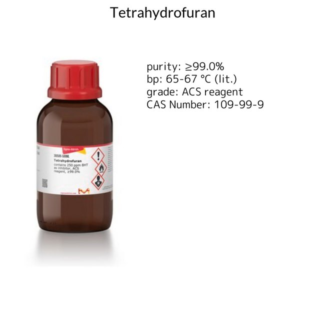 TETRAHYDROFURAN, CONTAINS 250 PPM BHT