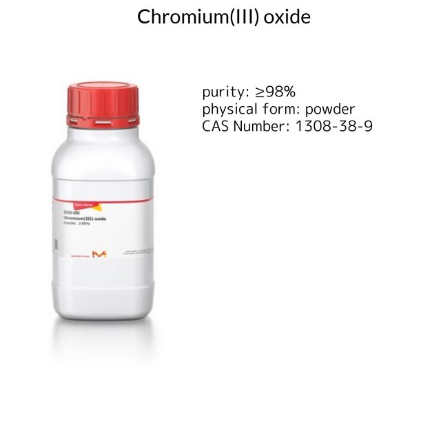 CHROMIUM(III) OXIDE, POWDER, >=98%