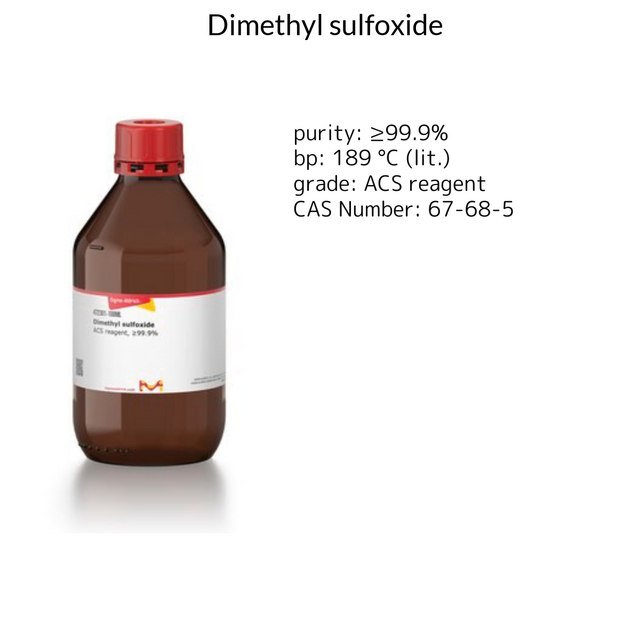 DIMETHYL SULFOXIDE, >=99.9%, A.C.S. REA&