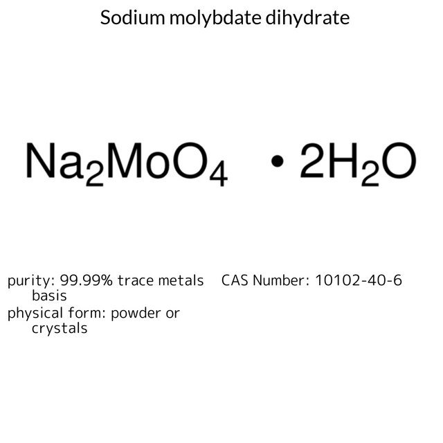SODIUM MOLYBDATE DIHYDRATE, 99.99% META&