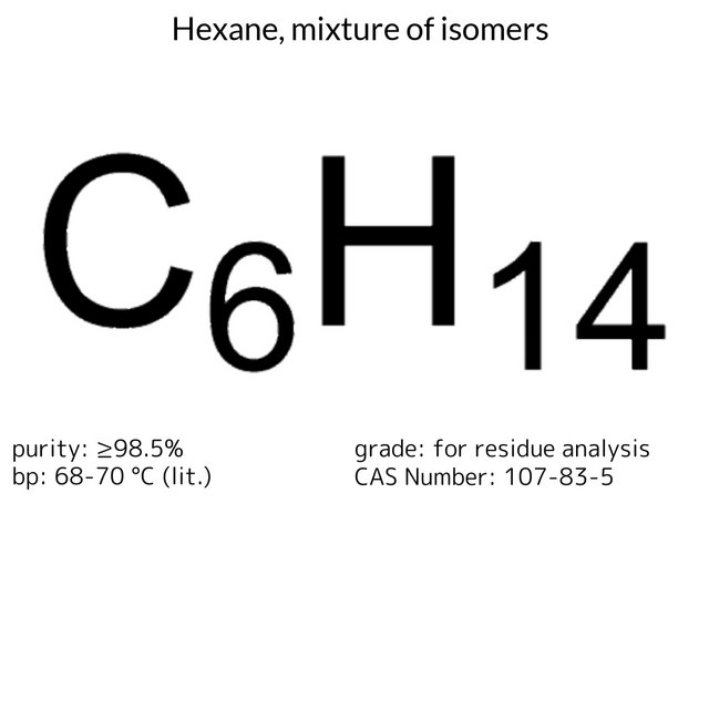 HEXANE, MIXTURE OF ISOMERS, HPLC