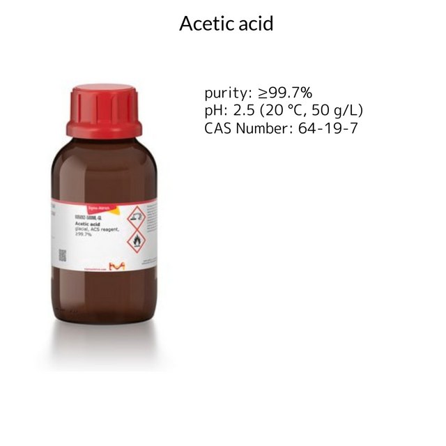 ACETIC ACID, ACS REAGENT, >=99.7%