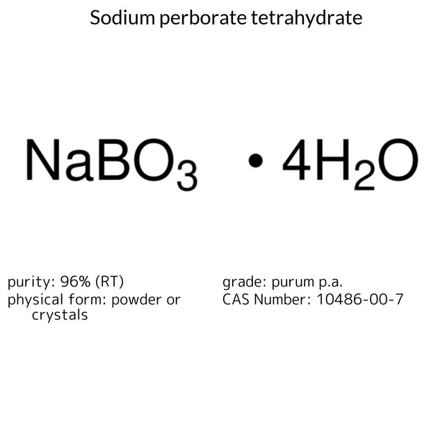 SODIUM PERBORATE TETRAHYDRATE, PURUM P.&