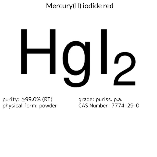 MERCURIC IODIDE RED, ACS