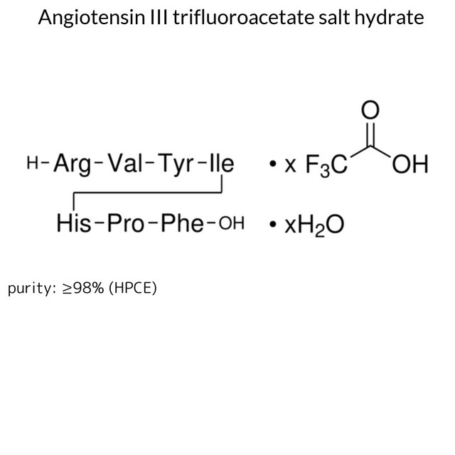 Angiotensin III trifluoroacetate salt hydrate