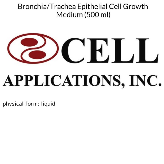 Bronchia/Trachea Epithelial Cell Growth Medium