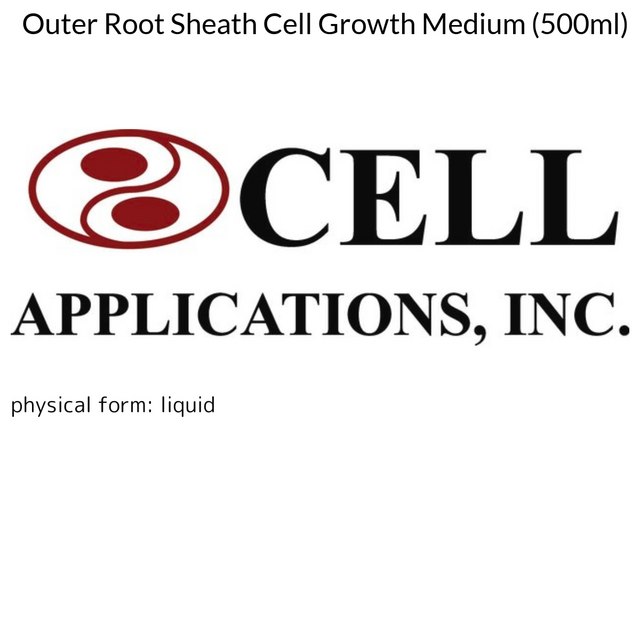 Outer Root Sheath Cell Growth