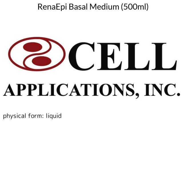 RenaEpi Basal Medium (500ml)